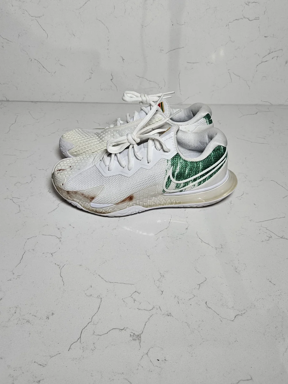 Nike Court Zoom Vapor Cage 4 Tennis Shoes Size 6.5 Green Swoosh